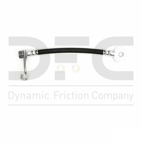 Dynamic Friction Company 350-54586 Rear Lower Brake Line Hose OEM specifications for form, SAE J1401 quality standards
