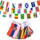 thumbnail image 1 of 100 Countries String Flags,82 Feet 8.2' x 5.5' International World Flags for Party DecorationsSports Clubs, Party EventsFestival Events Celebration, 1 of 4