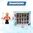 thumbnail image 2 of Juego comunitario de figuras magnéticas TUNC 15 piezas Juguetes de aprendizaje STEM para niños, 2 of 4