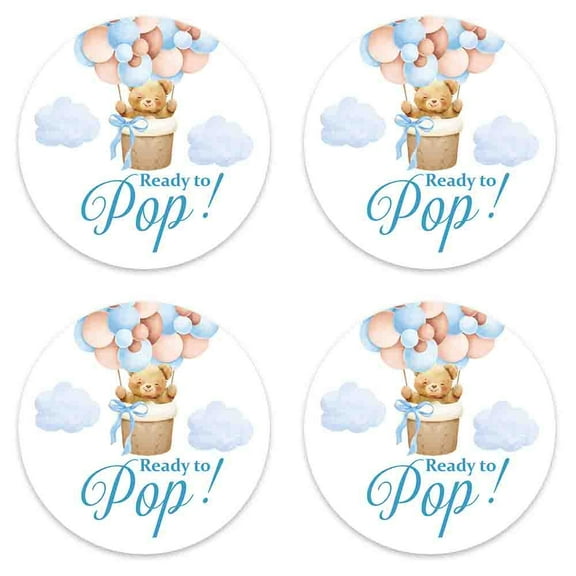 72pcs Ready to pop Stickers for Baby Shower Favors,Thank You for Celebrating,Candy Business Labels,Gender Reveal Gift Ideas,Birthday Party Atmospheric Decoration Props