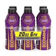BODYARMOR Strawberry Grape Electrolyte Sports Drink, 20 fl oz, 6 Pack Bottles