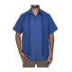 thumbnail image 1 of AKAM Guayabera camisa para hombre 100% LINO Hecho en México (Manga Corta, Azul, M) Comodidad y estilo para uso casual o formal. Ideal para cualquier tipo de clima, templado o cálido., 1 of 5
