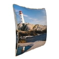thumbnail image 2 of Kll Lighthouse Decorative Throw Pillow Covers Velvet Soft For Couch Sofa Bedroom Living Room Outdoor -16"X16", 2 of 8