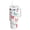 Spring Butterflies and Flowers, variant on 40 oz Tumbler With Handle Stainless Steel Insulated Tumbler With Lid for Car Cup Holder Simple Butterflies and Flowers