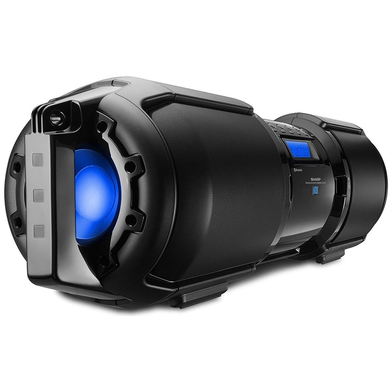 Sharp, Boombox, GX-BT9, 100 Watt Black with USB-host Bluetooth
