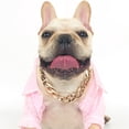 thumbnail image 3 of Metal Gold Chain Necklace Pet Chain Collar Adjustable Pet Jewelry And Accessories-Guangdong Gold, 3 of 5