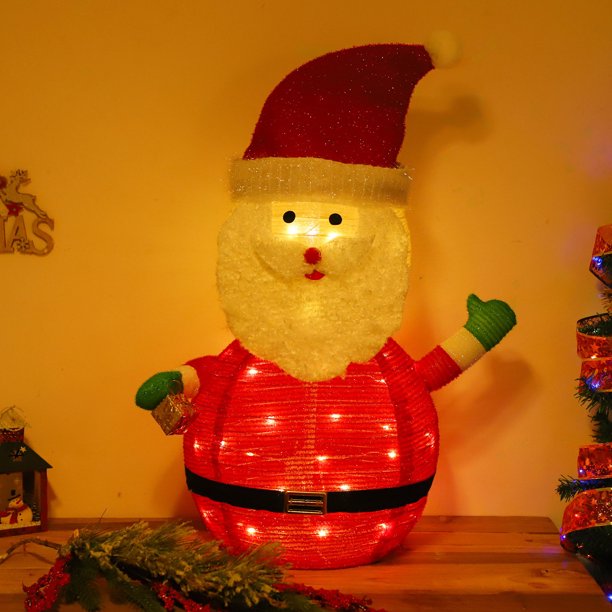 ¡Oferta del Día!, Luces LED navideñas Lámpara con forma de Papá Noel Luces navideñas festivas Akmoler