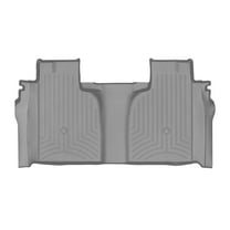 WeatherTech Custom Fit FloorLiners compatible with Silverado 2500HD/3500HD, Sierra 1500 Limited, Silverado 1500, Silverado 1500 LTD, Sierra 1500, Sierra 2500HD/3500HD - 2nd Row, Grey