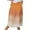 Yellow, variant on Kaemgyyd Skirt for Women Trendy Loose Elastic High Waisted Maxi Skirt Casual Color Block Beach Flowy Skirt with Pockets