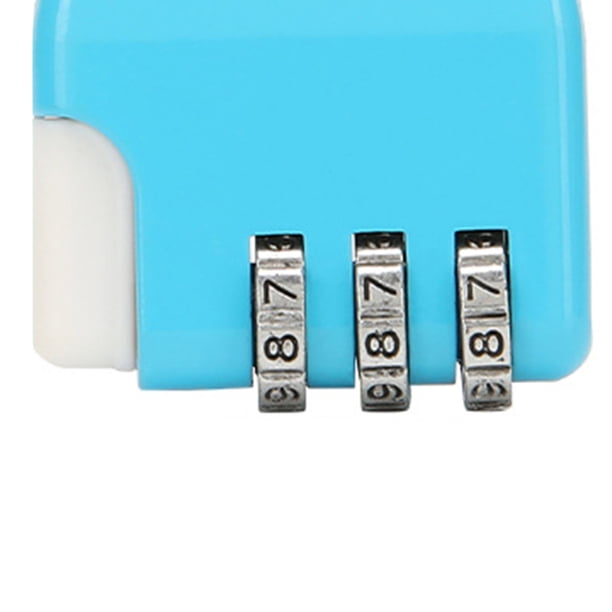 Candado con contraseña Mini código de 3 dígitos Cajón de equipaje Cerradura antirrobo Azul Sywqhk Para Estrenar