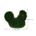 thumbnail image 4 of Miangastore Miniature Chicken Figurines Green Plastic 1Set Diy Micro Landscape, 4 of 9