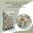 thumbnail image 3 of Fabdivine Farmhouse "Thick Linen" Frill Cushion Case Decor for Home, Accent Pillow for Living Room, Size 14"X14", "Pink", Pillow for Bed, Couch, Sofa, 3 of 4