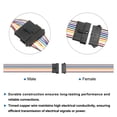 thumbnail image 4 of Unique Bargains 10PCS SM 10Pin Connector Male to Female Plug Electrical Wire 2.54mm Pitch 30CM Terminal Connector Cable, 4 of 5
