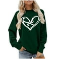 thumbnail image 1 of TaTaai Hoodies Shirts for Women Early Fall Long Sleeve Tops Vintage Graphic Outfits Tops Fashion Pullover Tees Gift, 1 of 5