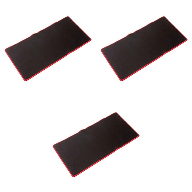 ZheElen 2021 Hot Non Wear Resistant Computer Notebook Soft Edge Seamed Mouse red 300*350*3mm 3Set