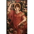 thumbnail image 2 of Rossetti, Dante Gabriel 21x32 Black Ornate Wood Framed with Double Matting Museum Art Print Titled - A Vision of Fiammetta, 1878, 2 of 4