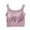 Pink, variant on ABATAB Crop Tank Tops for Women Dressy Summer Sleeveless Self Bra Shirts Scoop Neck Side Split T Shirts Blouses