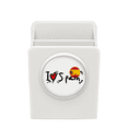 thumbnail image 1 of I Love Spain Word Flag Love Heart Illustration Desk Pencil Holder Cup Pen Organizer, 1 of 4