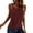 Wine, variant on Women Workout Tops Sleeveless Cropped Tank Tops Open Back Undershirt Tops for Athletic Running Tennis Yoga Plus Size Gym Clothes