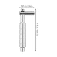 thumbnail image 2 of HEALEEP 1Pcs Clé de Syntonisation de Tambour Argentée pour Batteurs avec Design Ergonomique en Forme de L, 2 of 8