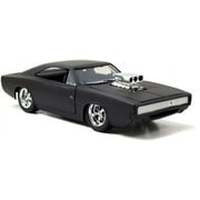 Jada 1:24 Fast & Furious - 1970 Dodge Charger Street Mat Black Vehicle