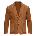 thumbnail image 4 of oqasdz Mens Blazer Timeless Lined Solid Color One Button Stylish Modern Stretch Slim Fit Dress Coat Travel Party Business Formal, 4 of 4