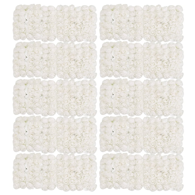 Rosa Artificial Flores Cabezas Unique Bargains 0.8 Pulgada-1 Pulgada Pack de 432
