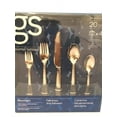thumbnail image 2 of Gourmet Settings Moonlight 20 Piece Flatware Set Service for 4 Kitchen Spoon Knife Fork Set, 2 of 4
