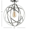 thumbnail image 5 of JONATHAN Y Alba 13" Metal LED Flush Mount, Nickel, JYL9514B, 5 of 7
