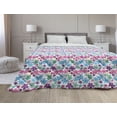 thumbnail image 1 of Space Down Alternative Comforter, Astronomic Pattern from Zodiac Constellations Planets and Moons Motifs Along Saturn, Microfiber Quilt for All Season, 5 Sizes, Multicolor, by Ambesonne, 1 of 3