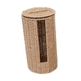 thumbnail image 3 of Cesta de almacenamiento tejida, organizador de baño con tapa, cesto para ropa sucia, contenedor para la entrada, el hogar, la cocina, la lavandería, 3 of 9