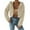 Beige Sweatshirts 1PC, variant on Sweatshirts For Women Solid Color Long Sleeve Hoodies Fuzzy Cropped Jacket Zip Up Fall Fashion Soft Basic Daily Outdoor Stylish Travel Tops