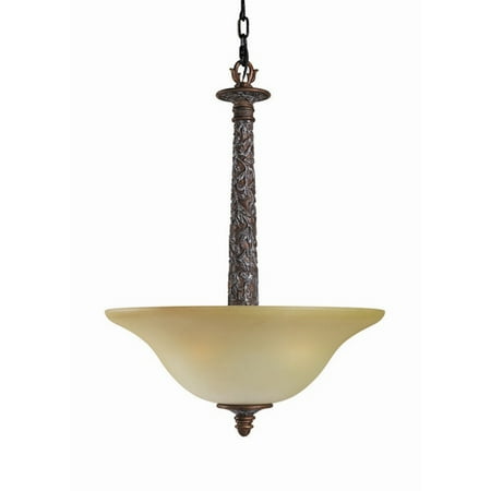 Large Pendant Lighting Fixture - Woodbridge Lighting Vergennes 3-Light Bowl Pendant