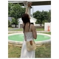 thumbnail image 7 of Yoyauz Women's Grass Woven Beach Bag - Women's Beach Handmade Woven Handbag, Summer Mesh Hollow Shoulder Bag, Suitable for Holidays, 7 of 7
