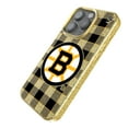 thumbnail image 2 of Keyscaper Boston Bruins Plaid Bling iPhone Case, 2 of 7
