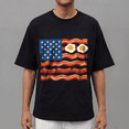 thumbnail image 4 of Men's 100% Cotton Short Sleeve Crewneck Graphic T-Shirt, Soft Breathable Moisture Wicking Casual Basic S-3XL, 4 of 7