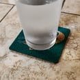 thumbnail image 2 of Luge Luger Luging Winter Sport Low Profile Novelty Cork Coaster Set, 2 of 3