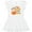AA-White, variant on Inktastic Cutest Pumpkin in the Patch with Orange Heart Girls Baby Dress