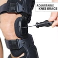 thumbnail image 2 of Knee Immobilizer Brace for Men & Women – Post Op Knee Leg Compression, Stabilizer & Support Wrap for Swollen ACL, MCL, Tendon, Athletic Injury, Ligament & Meniscus Injuries –Anti Slip & Universal Size, 2 of 7