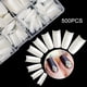 thumbnail image 5 of Puntas de uñas postizas krofaue, 500 unidades, acrílicas de media cubierta, 5 of 7