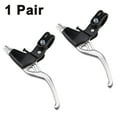 thumbnail image 2 of 1 Pair Bicycle Brake Lever, V-Brake Handlebar Aluminium Alloy Bike Brake Handle Universal 2.2Cm For Most Bicycle, Road Bike, Mountain Bike-Silver, 2 of 8
