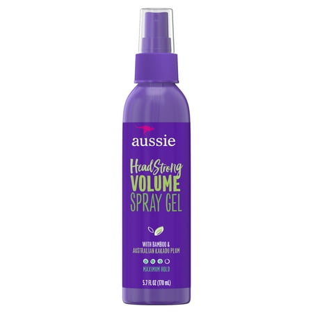 - (2 Pack) Aussie Headstrong Volume Spray Hair Gel, 5.7 Fl Oz