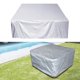 thumbnail image 4 of Funda protectora para bañera, impermeable, para baño, patio y jardín 244x244x9cm plata, 4 of 9