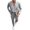 Grey, variant on Men's Classic Formal Suit Set, Wedding Groom & Groomsmen Business Attire,Blue,S