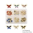 thumbnail image 2 of Ventas promocionales Uñas brillantes 3D Diamantes de imitación Decoración de uñas de lujo Joyas de uñas de metal con diamantes Decoración de uñas Uñas plateadas Piedras preciosas A, 2 of 2