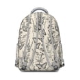thumbnail image 3 of Nature-Inspired Waterproof Backpack - Artistic Butterfly Illustration, Ergonomic Design with Padded Straps for Spinal Support, Lightweight & Stylish, 3 of 5