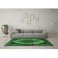 thumbnail image 3 of Ahgly Company Indoor Square Persian Emerald Green Traditional Area Rugs, 8' Square, 3 of 4