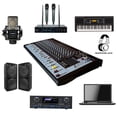 thumbnail image 3 of Boytone BT-160MX,16 Channel Bluetooth Studio Audio Mixer - DJ Sound Controller, USB MP3 Player, PC Recording, 15 XLR Microphone Port,14 Band EQ, Tape, CD Jack, 16BIT Digital Effect, Metal Case, 3 of 7