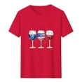 thumbnail image 3 of Atkumj Independence Day Tee Shirts for Men Fashion Short Sleeve Print Graphic Tee Casual Summer Round Neck Patriotic Tees for 4th of July Party S, 3 of 6