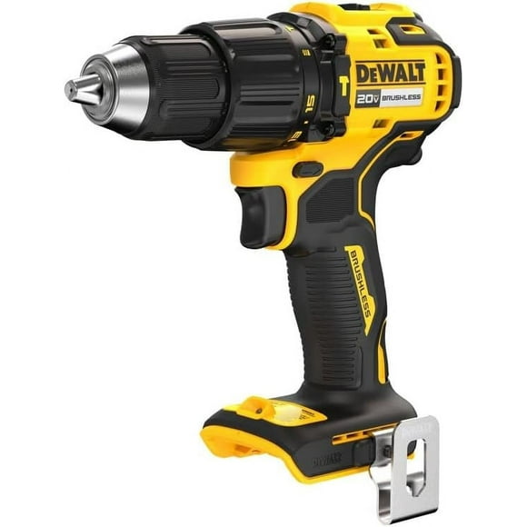 DEWALT 20V MAX Compact Hammer Drill/Driver, Brushless 1/2 in. Ratcheting Chuck, LED (TOOL ONLY)(DCD798B)
